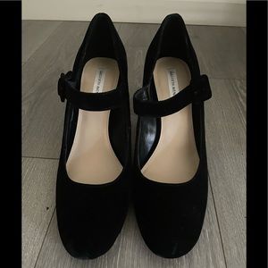 Women’s Saks 5th Avenue Black Suede MaryJanes - Size 11 - NEW